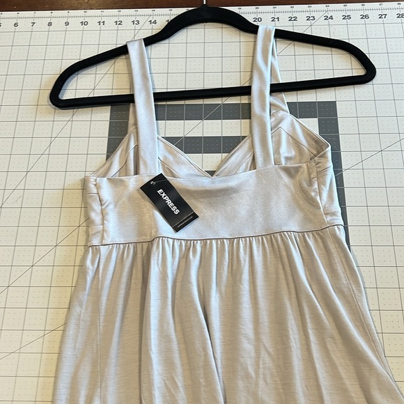 Express XS top with shimmery details/straps - Picture 2 of 7